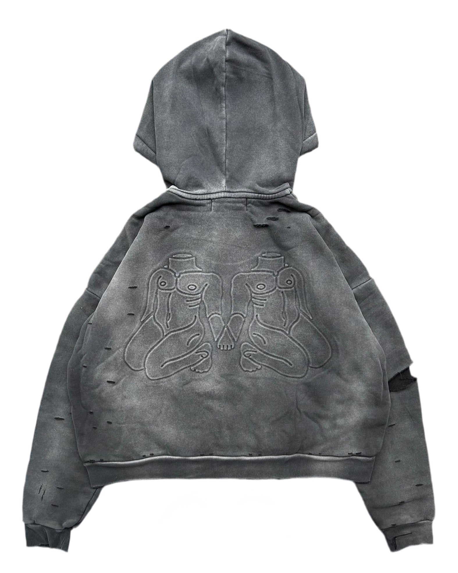 Unity-Zip-up- Distressed