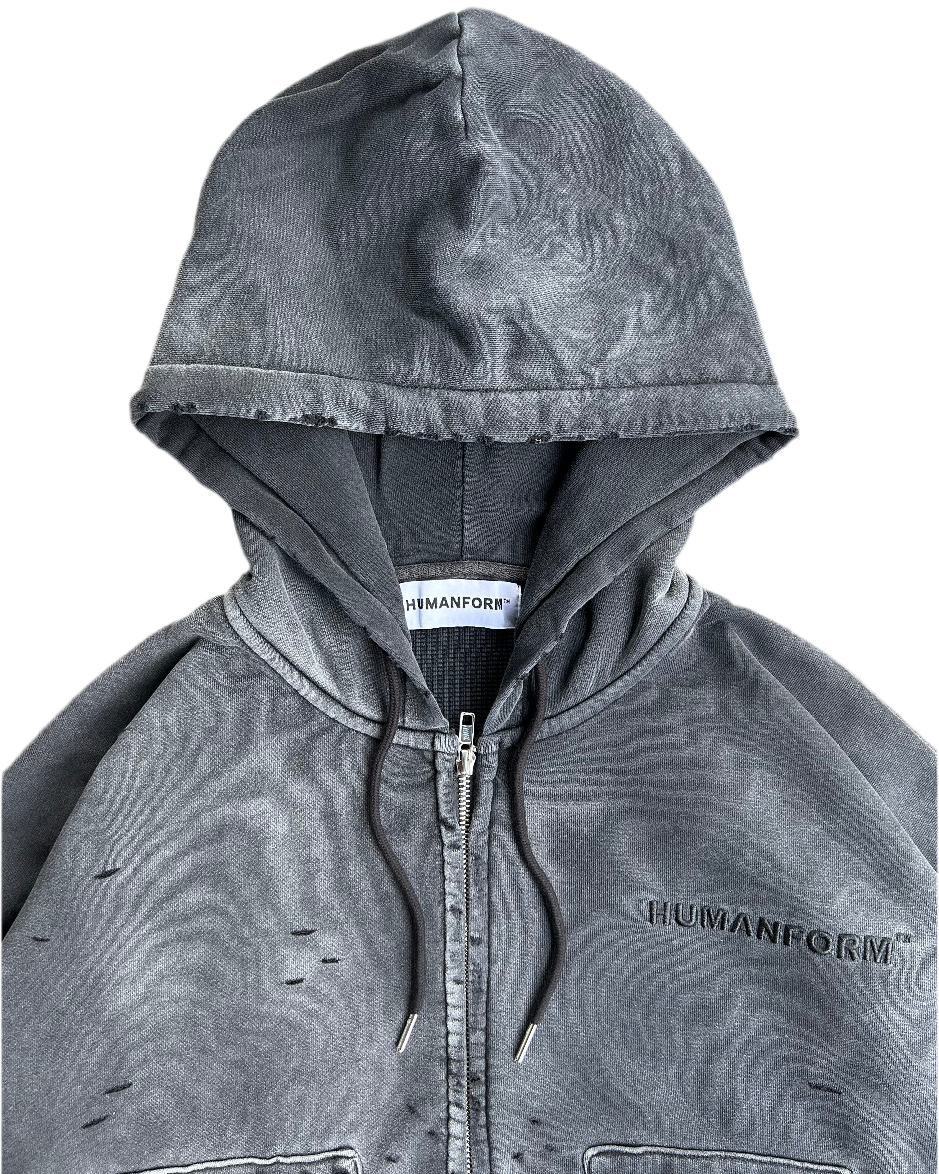 Unity-Zip-up- Distressed
