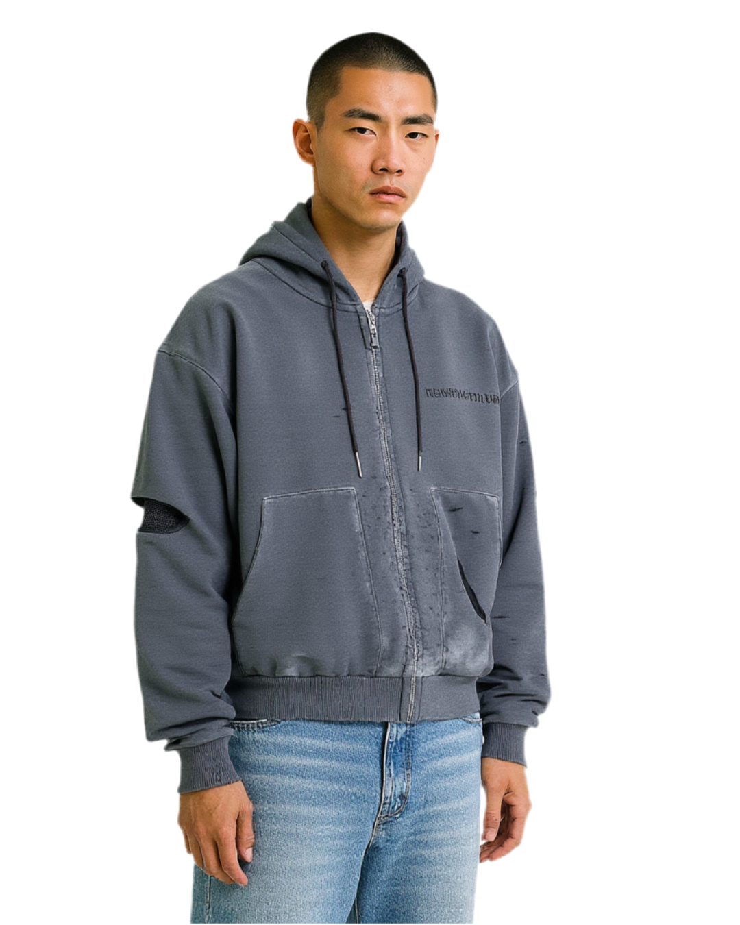 Unity-Zip-up- Distressed