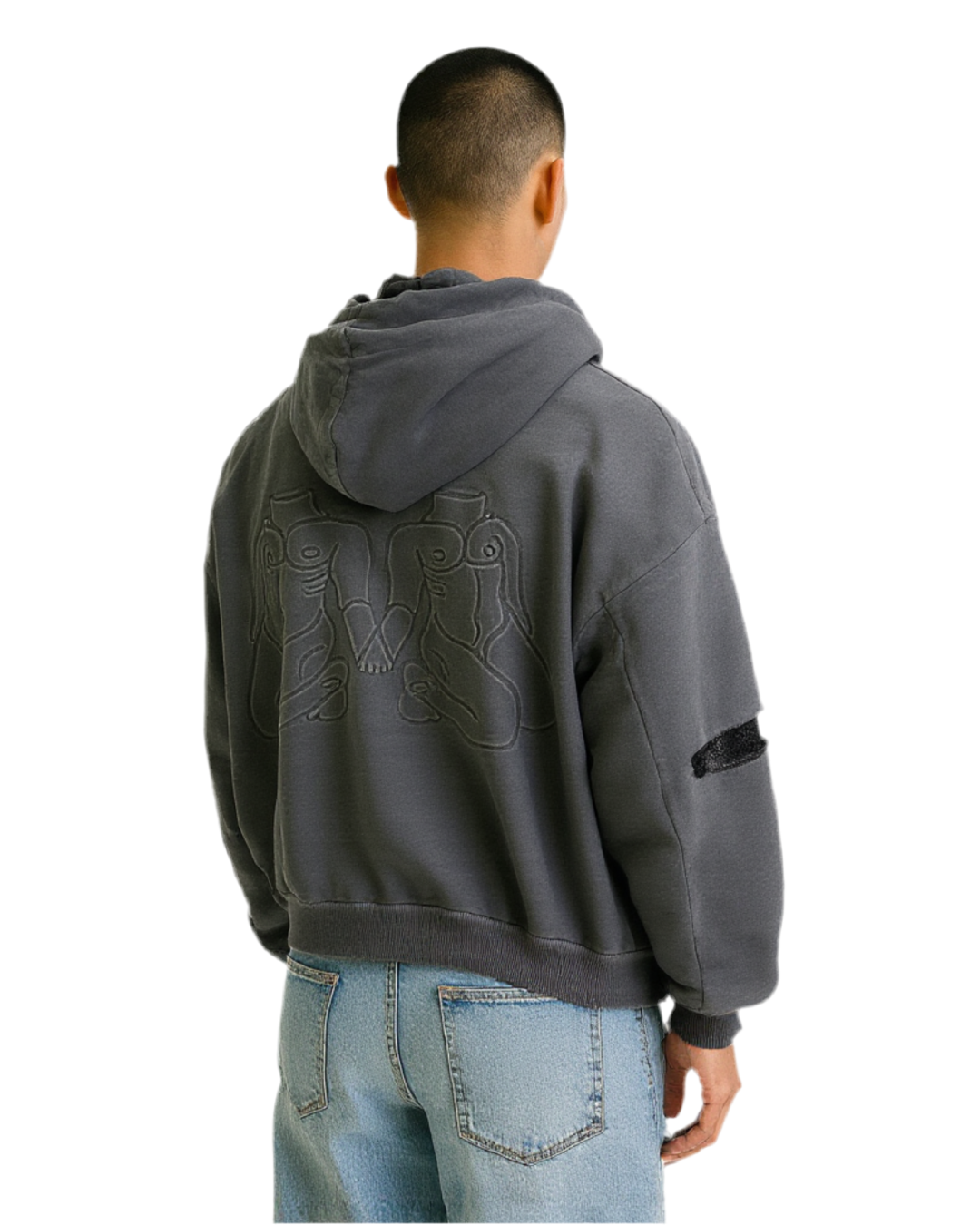 Unity-Zip-up- Distressed